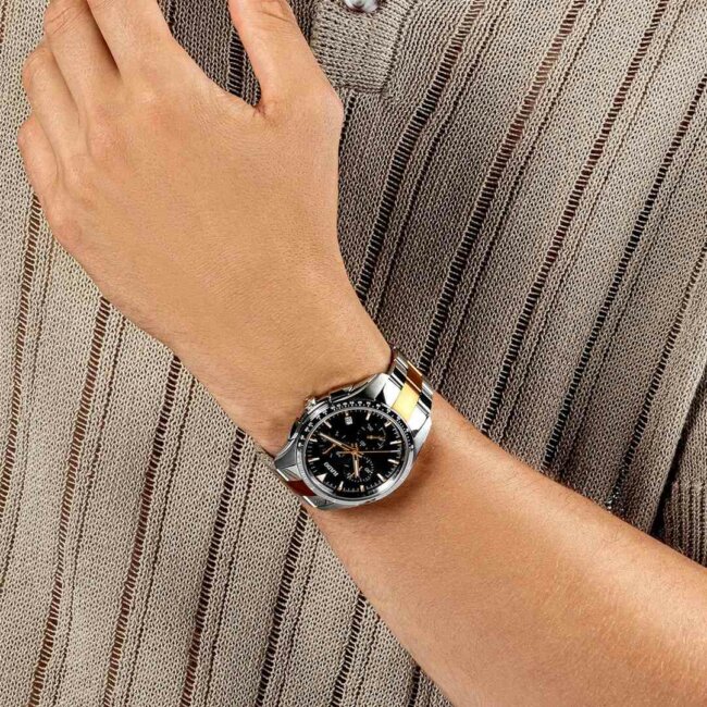 A sophisticated look with a Rado HyperChrome watch.