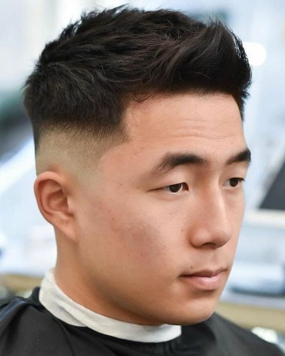 A unique look with textured undercut.