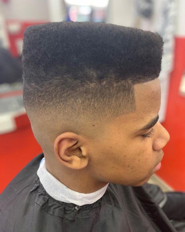 A refined look with a flat top.